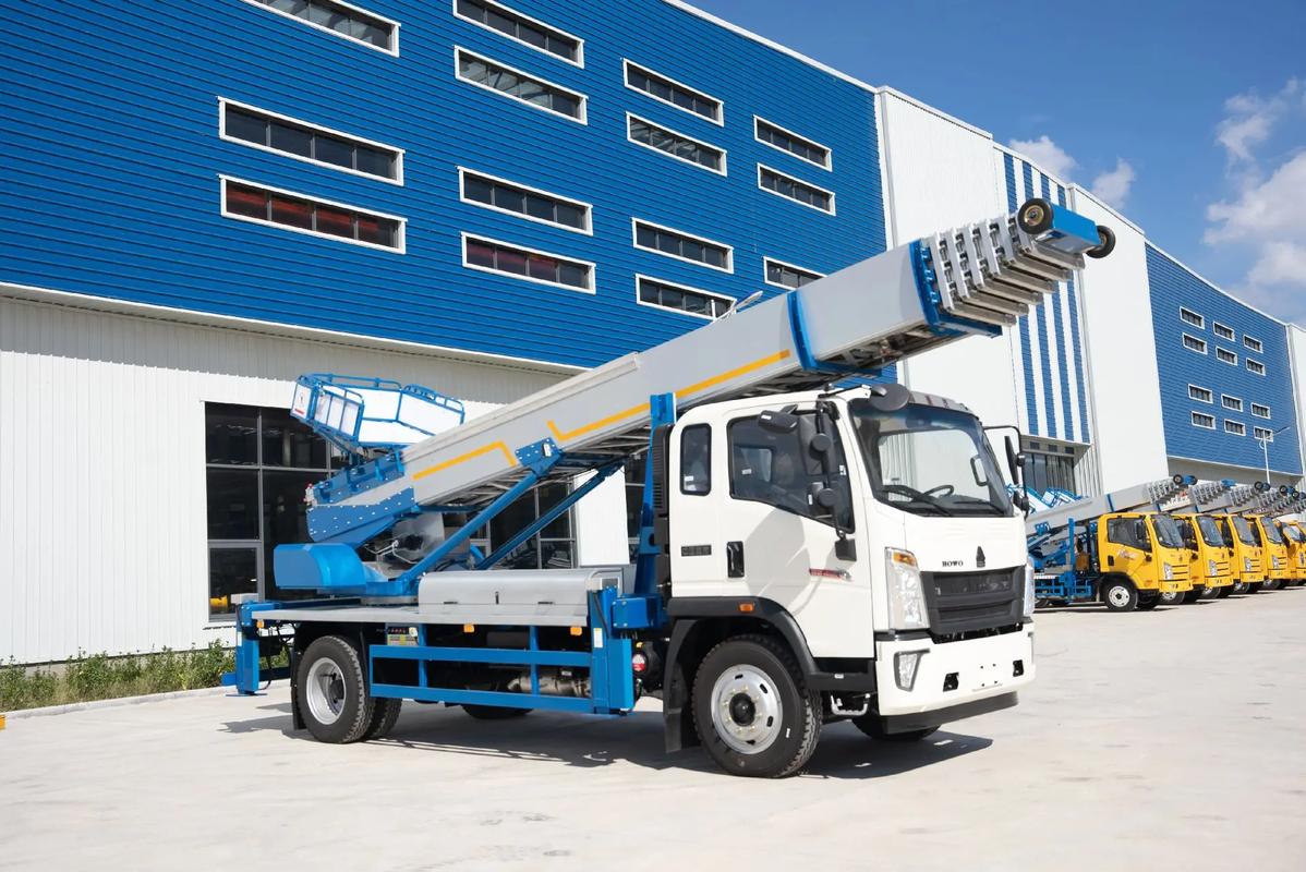 秭归出租云梯车高空作业车 建筑垃圾搬运